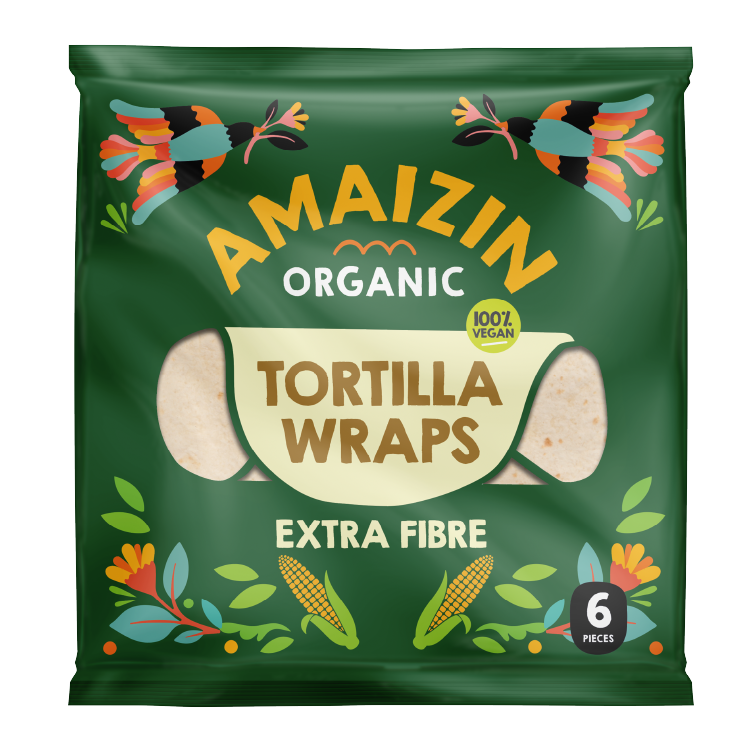 Amaizin Wraps Tortilla Extra Fibres 240G