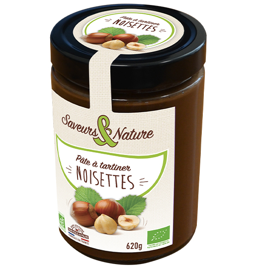 Saveurs et Nature Pâte à Tartiner aux Noisettes 620G