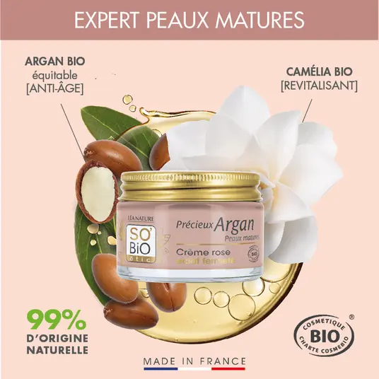 So Bio Crème Rose Éclat Fermeté Jour 50Ml – Image 2