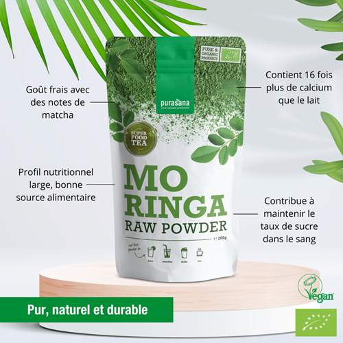 Purasana Poudre de Moringa 200G – Image 2