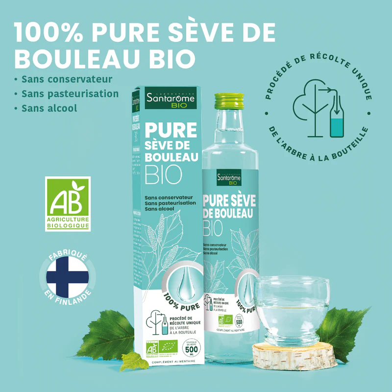Santarome Pure Sève de Bouleau 500Ml – Image 2