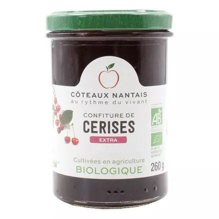 Côteaux Nantais Confiture Cerises Extra 260G