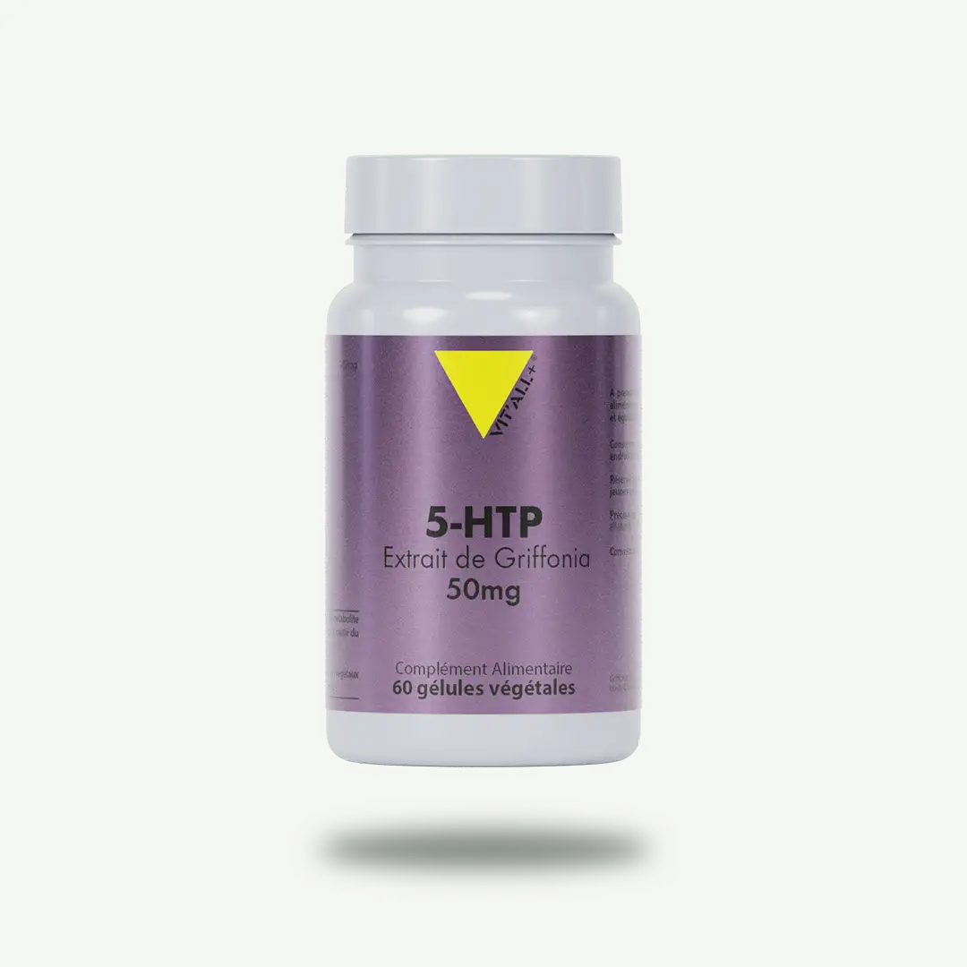 Vital Plus 5-HTP Extrait de Griffonia 50MG 30 Gélules