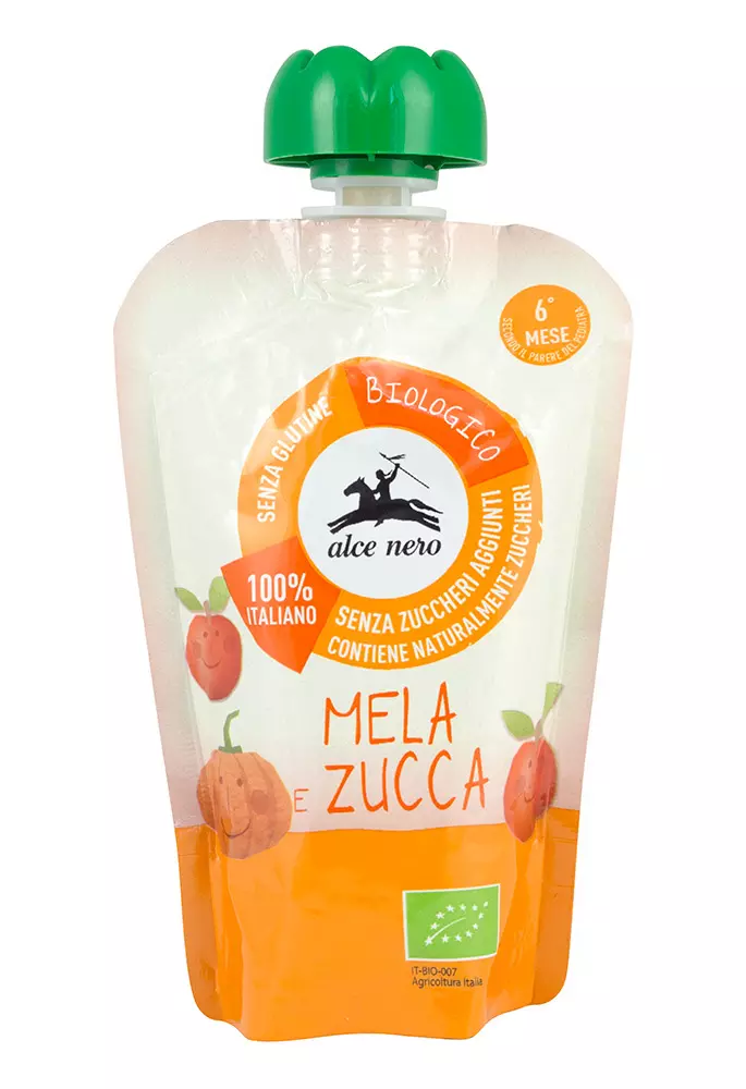 Alce Nero Purée de Pomme et de Courge 100G