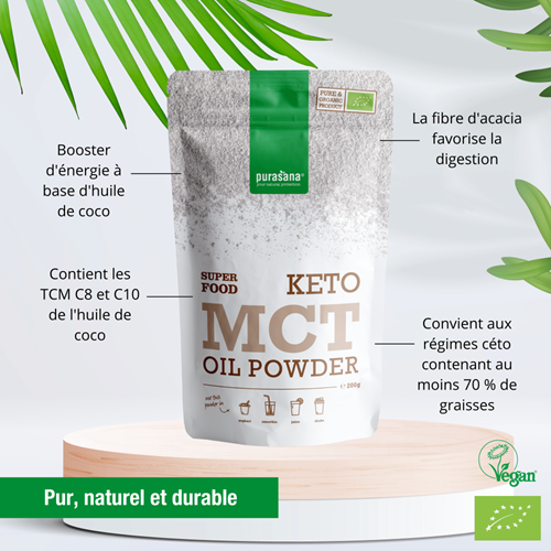 Purasana MCT Poudre 200G – Image 2