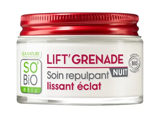 So Bio Soin de Nuit Repulpant Lissant Éclat 50Ml – Image 3