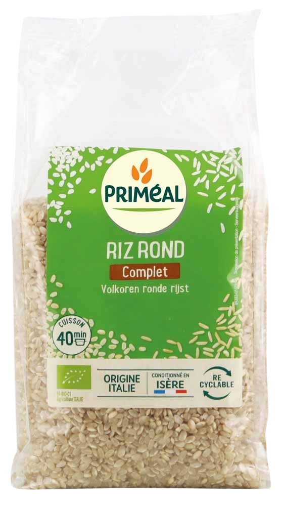 Primeal Riz Rond Complet 1Kg