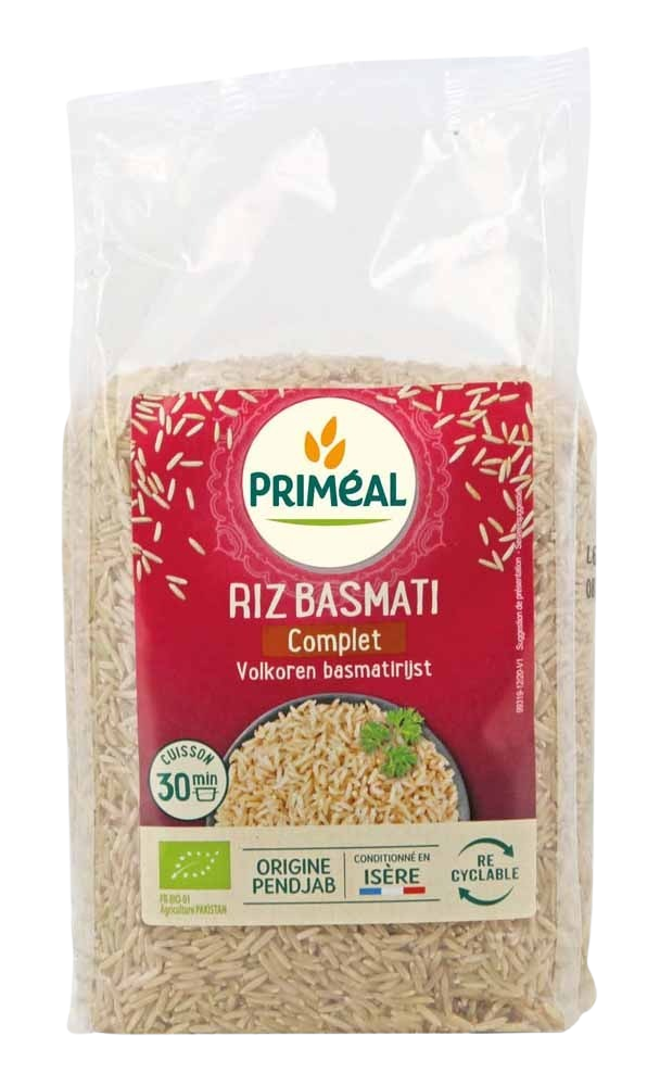 Primeal Riz Basmati Complet 1Kg