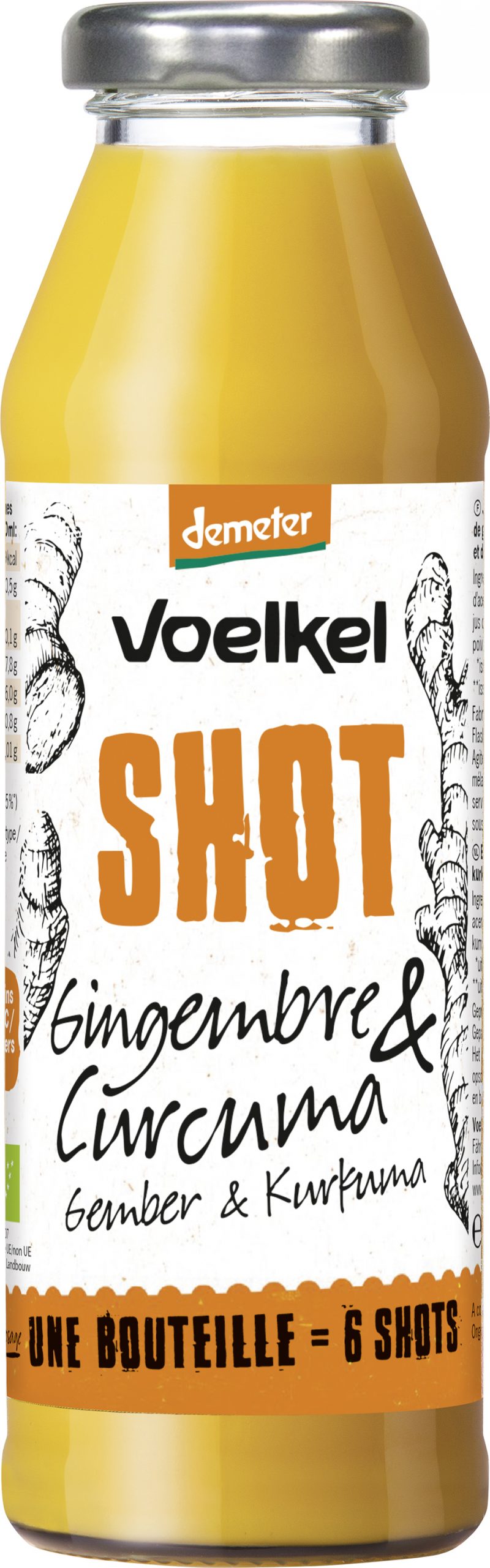 Voelkel Gingembre-Curcuma Shot 28Cl
