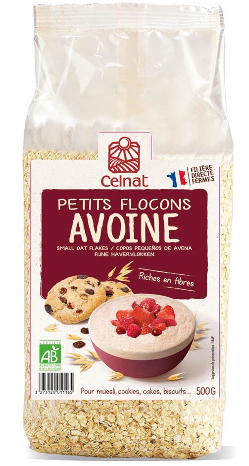 Celnat Petits Flocons d'Avoine 500G