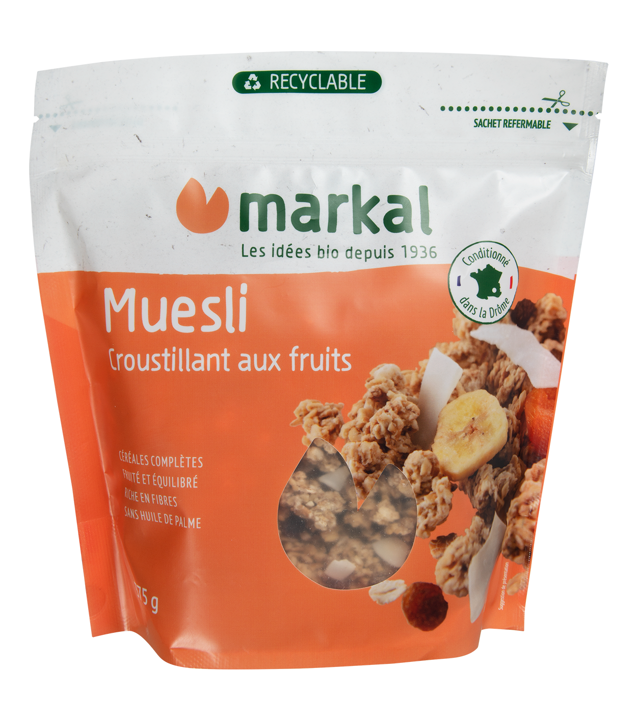 Markal Muesli Croustillant Fruits 375G