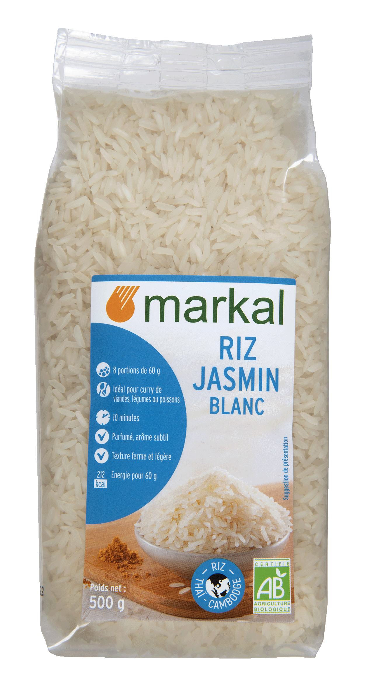 Markal Riz Jasmin Blanc 500G