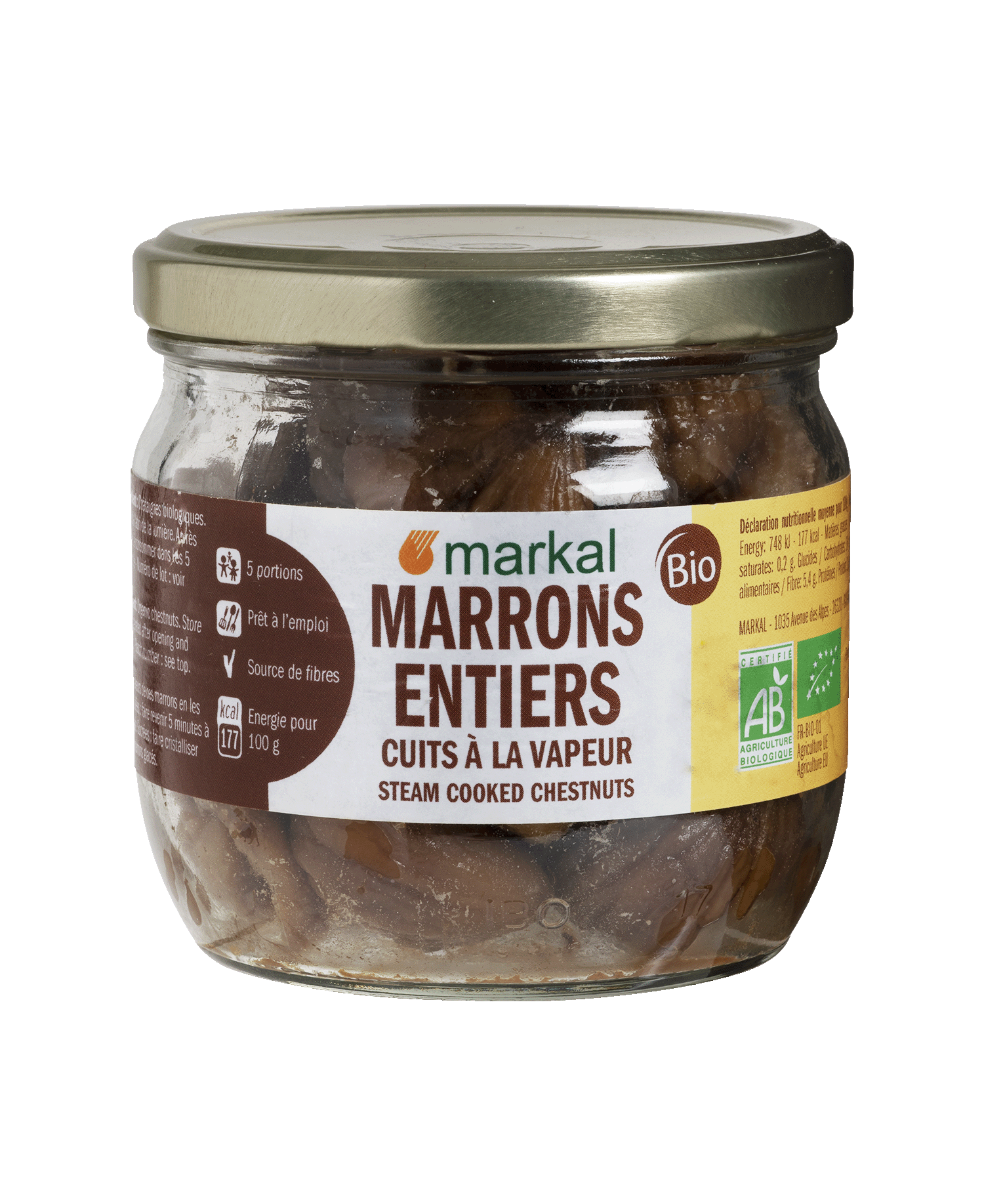Markal Marron Entier Naturel 210G