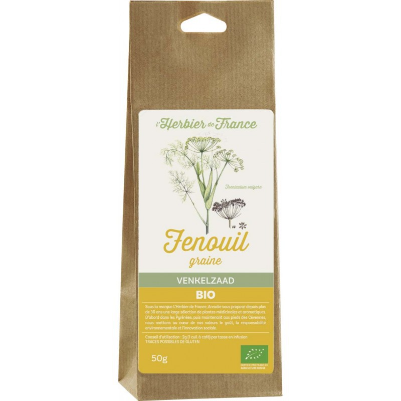 L'herbier de France Fenouil Graines 50G