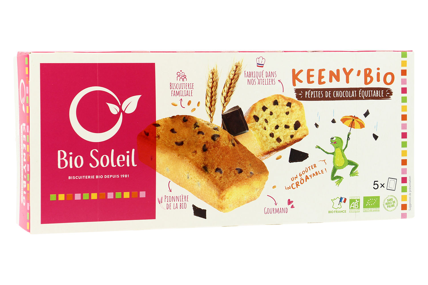 Bio Soleil KEENY'BIO aux Pépites de Chocolat 150G