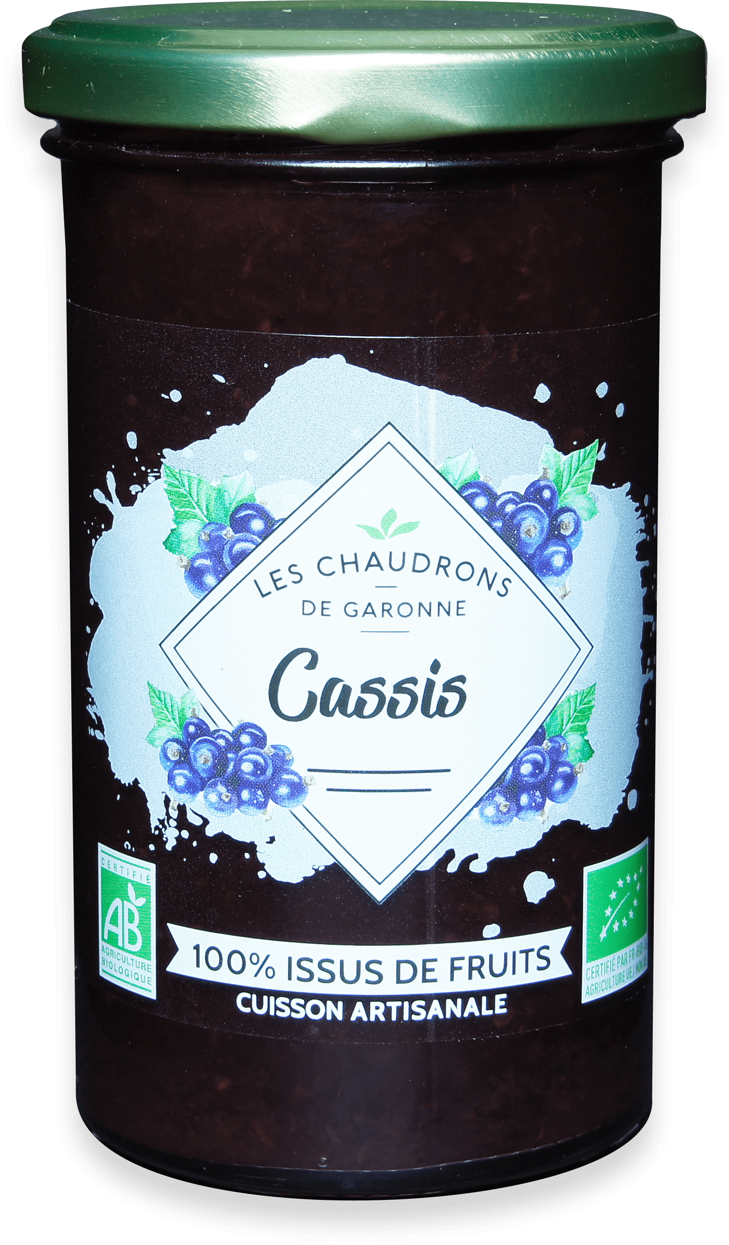 Les Chaudrons de Garonne Préparation 100% Fruits Cassis 275G