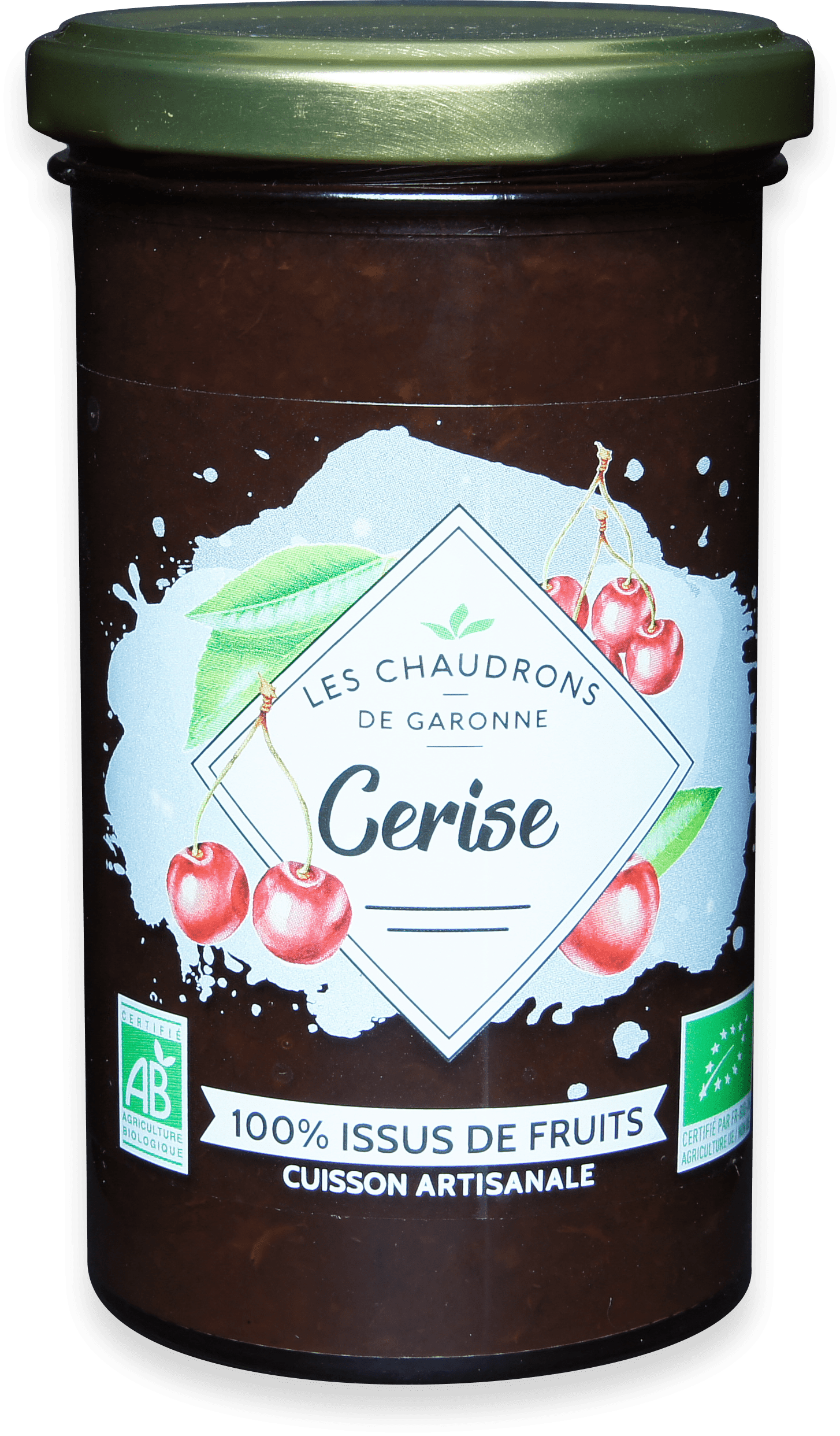 Les Chaudrons de Garonne Préparation 100% Fruits Cerise 275G