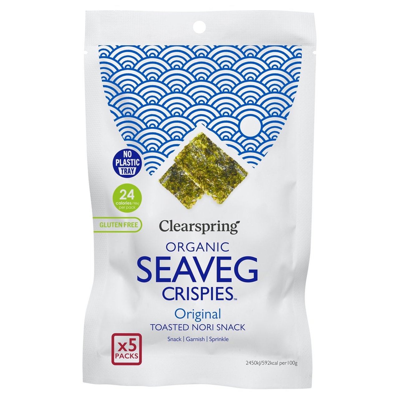 Clearspring Algue Croustillante Nori 5x4G