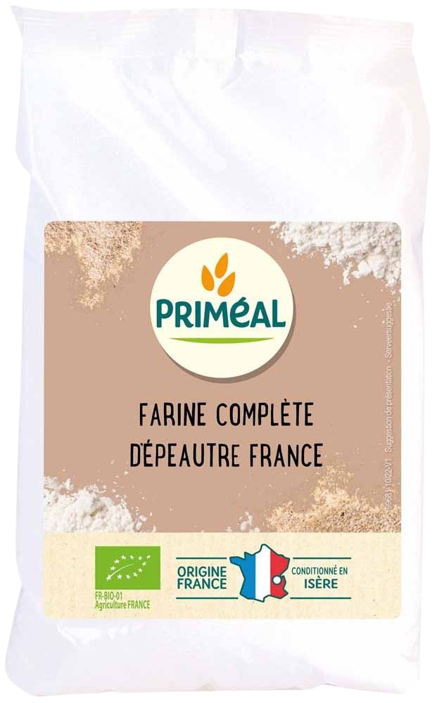 Primeal Farine d’Épeautre Complète 1Kg
