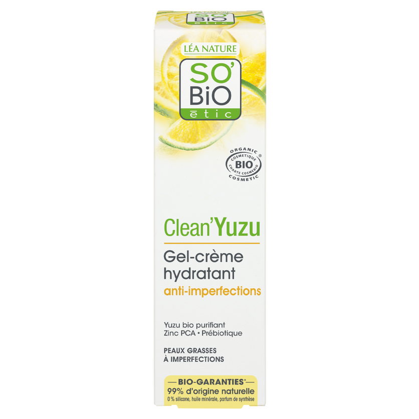 So Bio Yuzu Gel Crème Hydratant Anti-imperfections 40Ml
