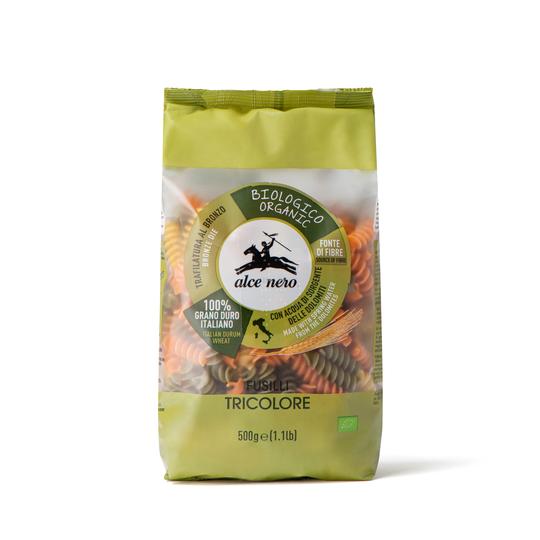 Alce Nero Fusilli Tricolore au Blé Dur 500G