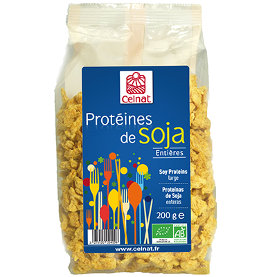 Celnat Protéines de Soja Entières 200G
