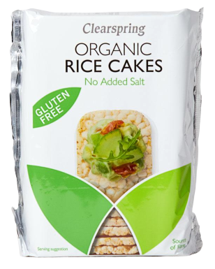 Clearspring Galettes au Riz Réduites en Sel 130G