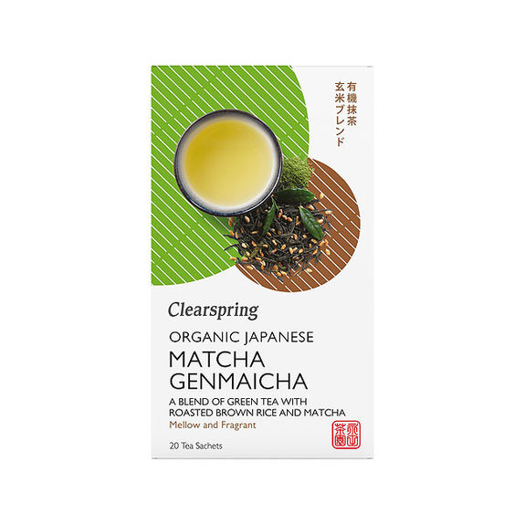 Clearspring Tea Matcha Genmaicha 4X20G