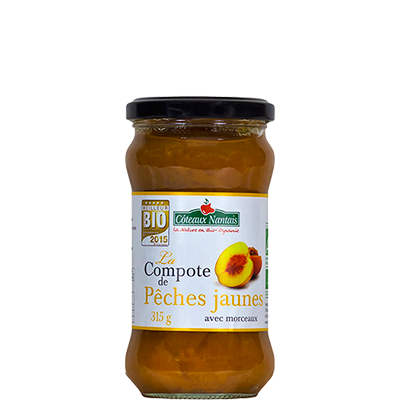 Côteaux Nantais Compote Pêche Jaune 315G
