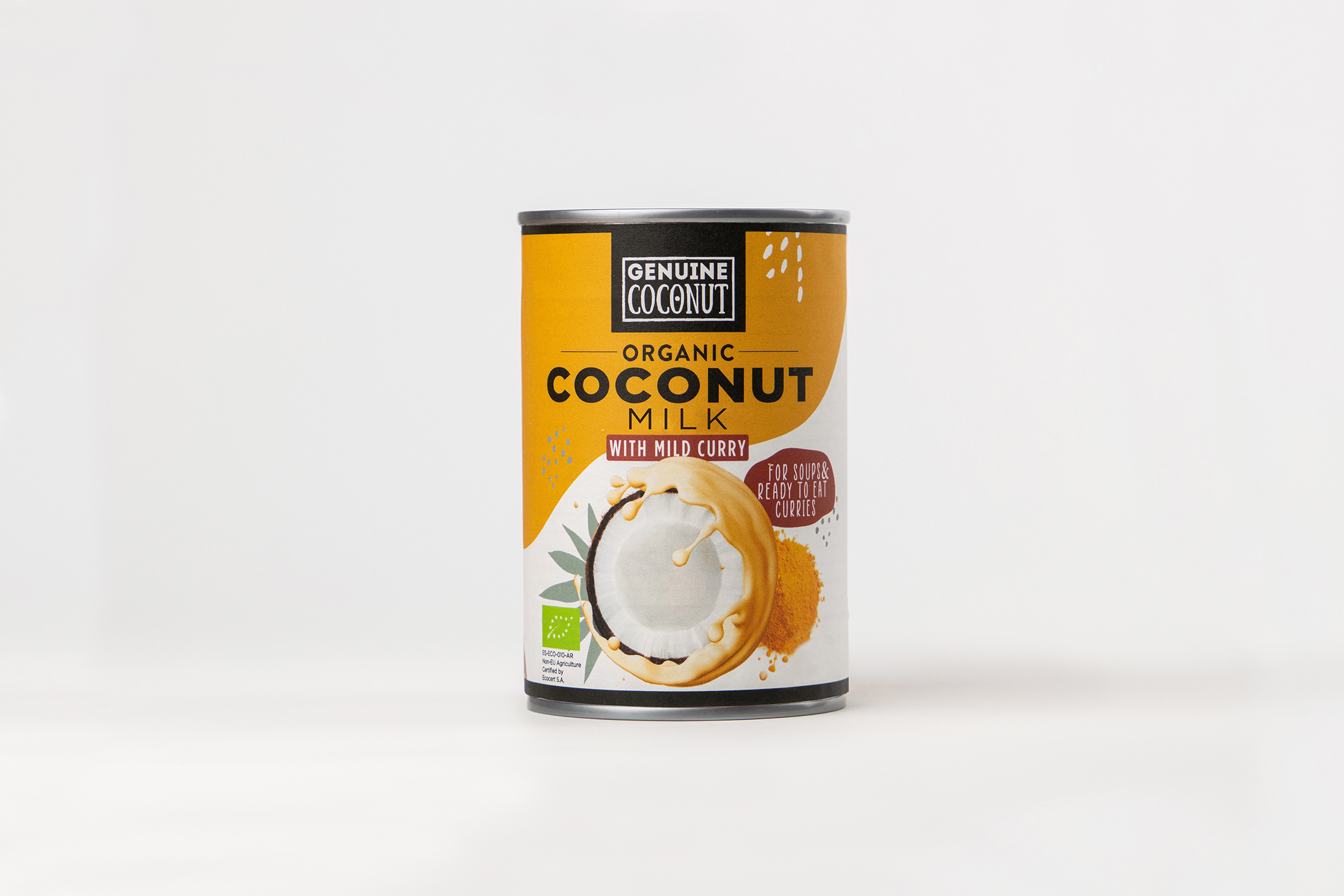 Genuine Coconut Lait de Coco au Curry Léger 400Ml