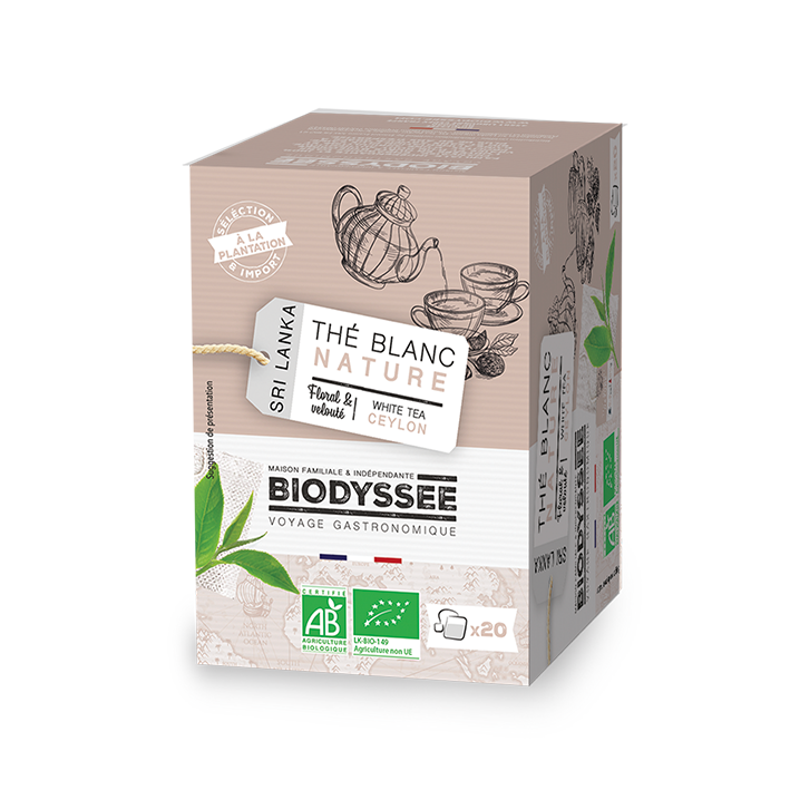 Biodyssée Thé Blanc de Ceylan X20