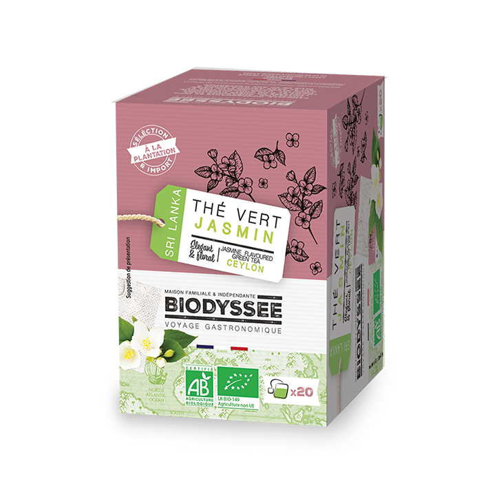 Biodyssée Thé Vert Jasmin Oriental X20