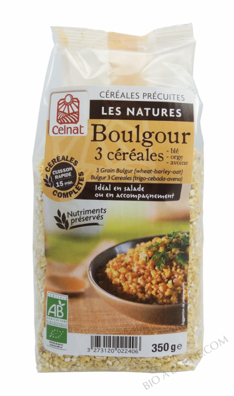 Celnat Boulgour 3 Céréales 350G