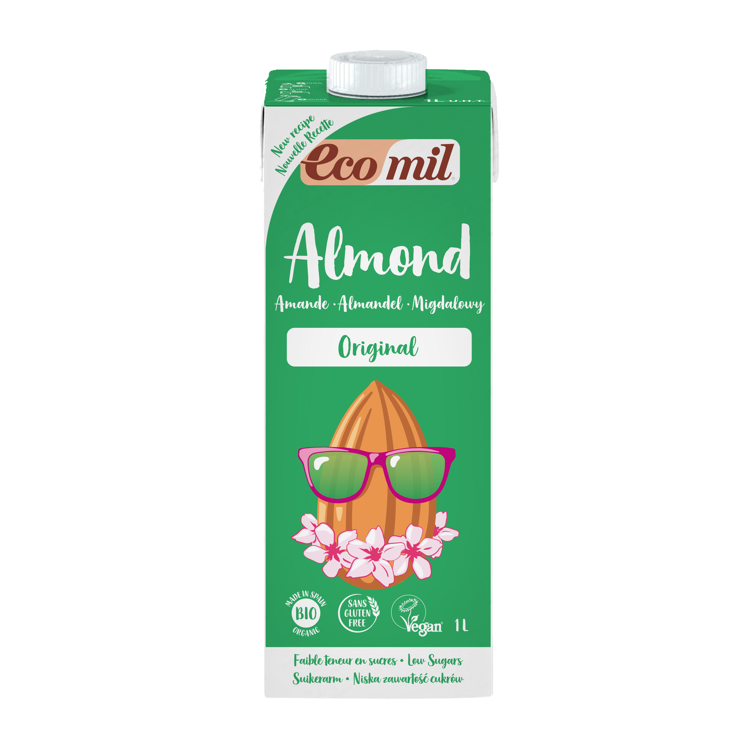 Ecomil Boisson Amande Original 1L