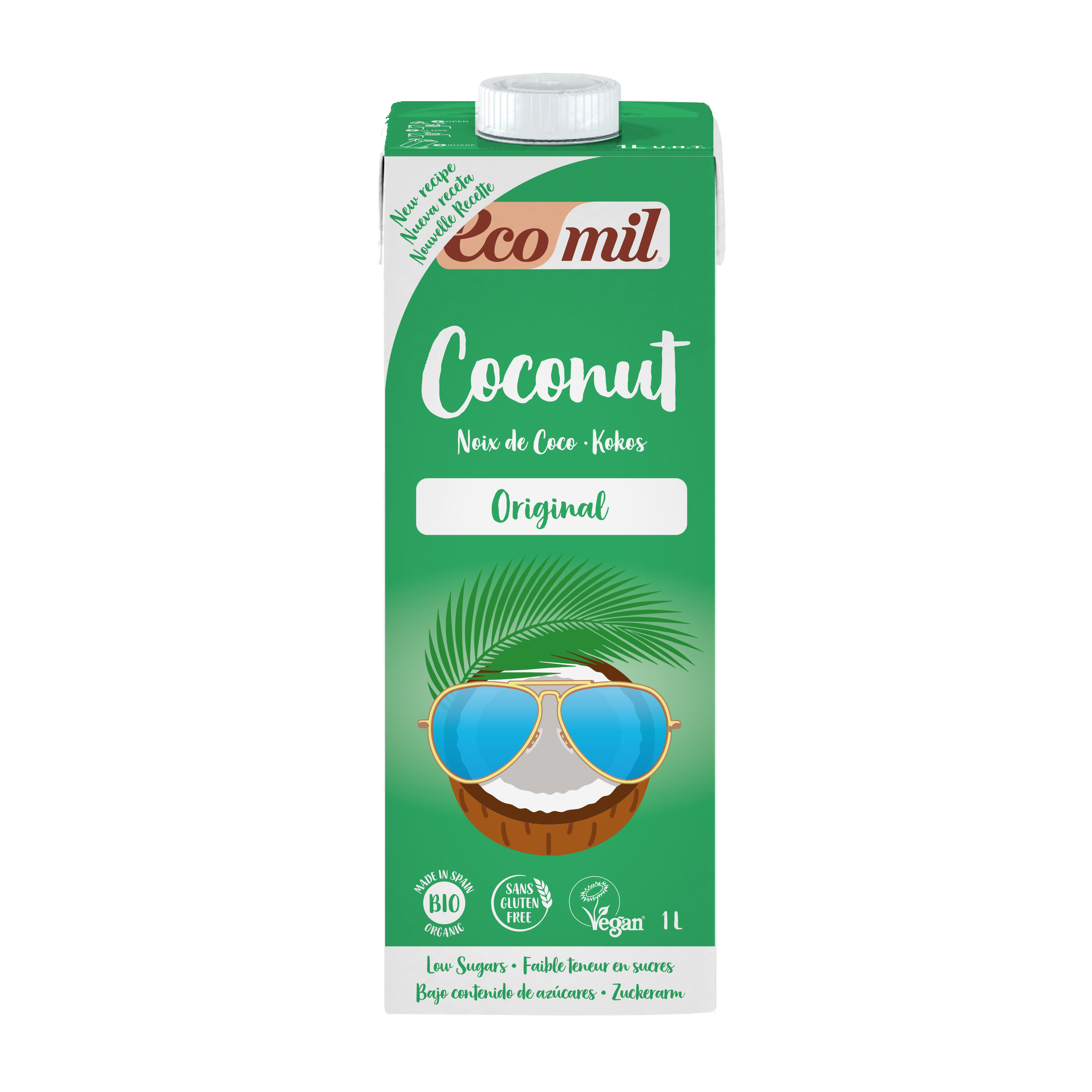 Ecomil Boisson Coco Agave 1L