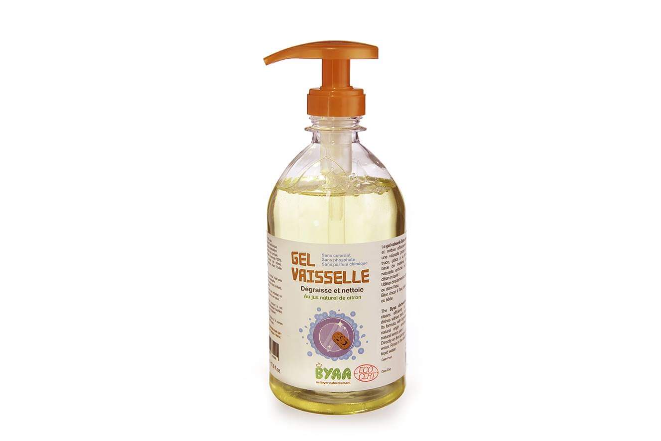 Byaa Gel Vaisselle à l'Huile Essentielle 500Ml