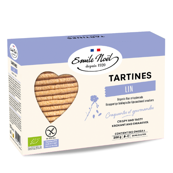 Emile Noel Tartines Craquantes au Lin 200G