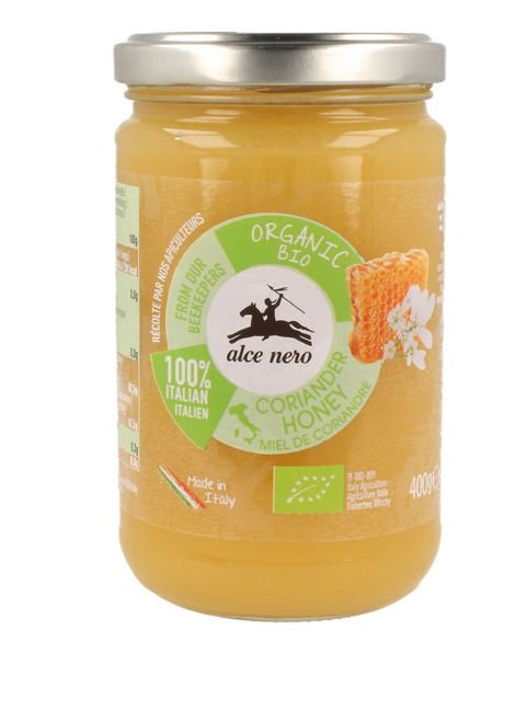 Alce Nero Miel de Coriandre Italien 400G