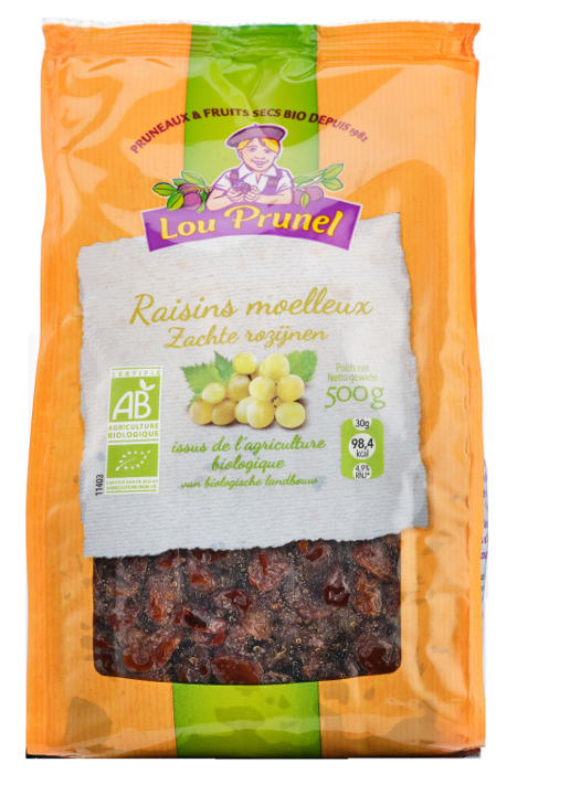 Lou Prunel Raisins Moelleux 500G