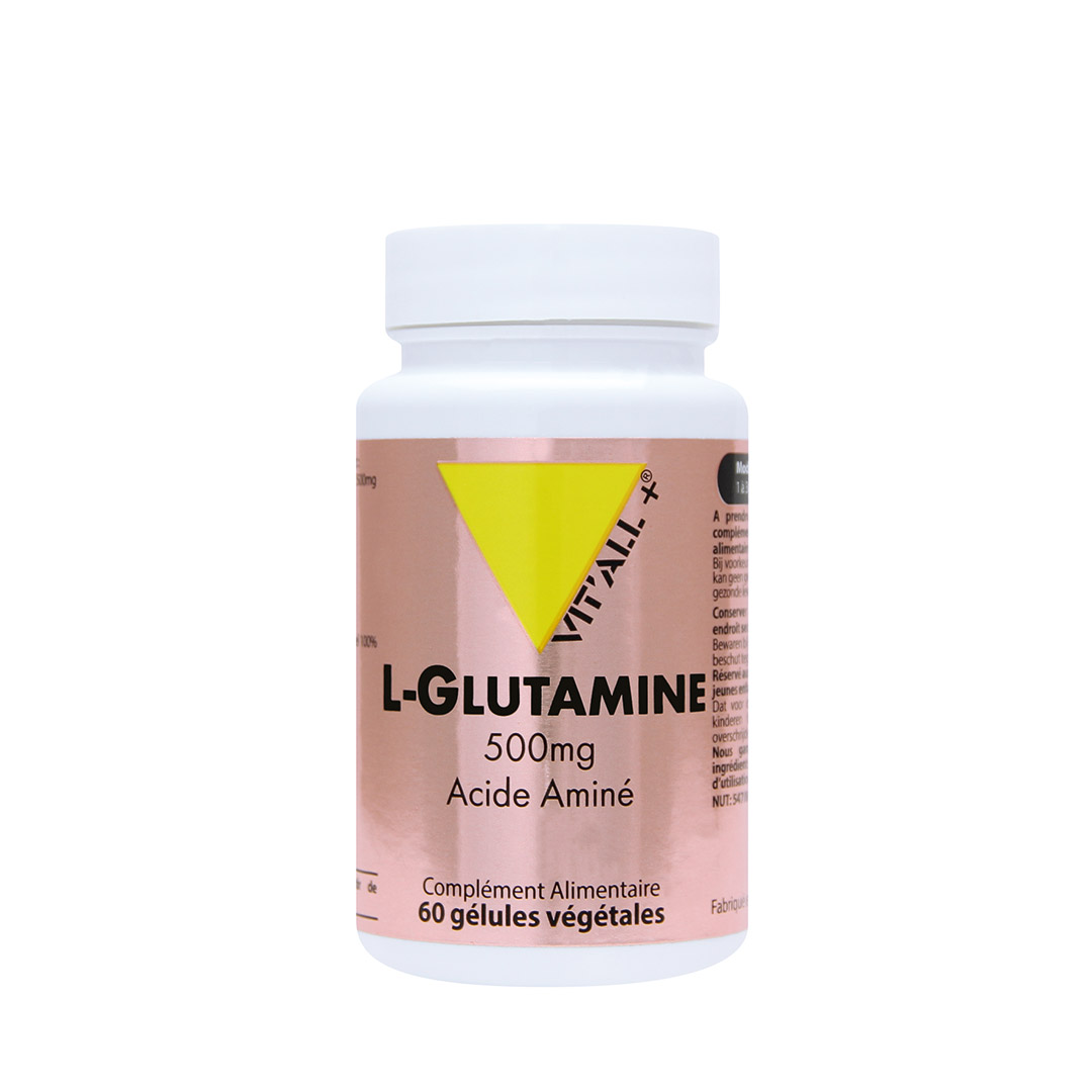 Vital Plus L-Glutamine 500Mg 60 Gélules