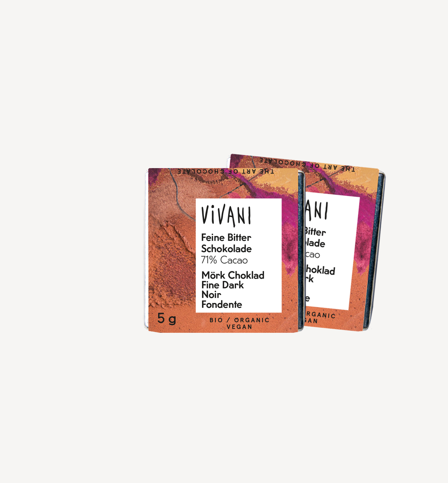 Vivani Mini Barre de Chocolat Noir 5G