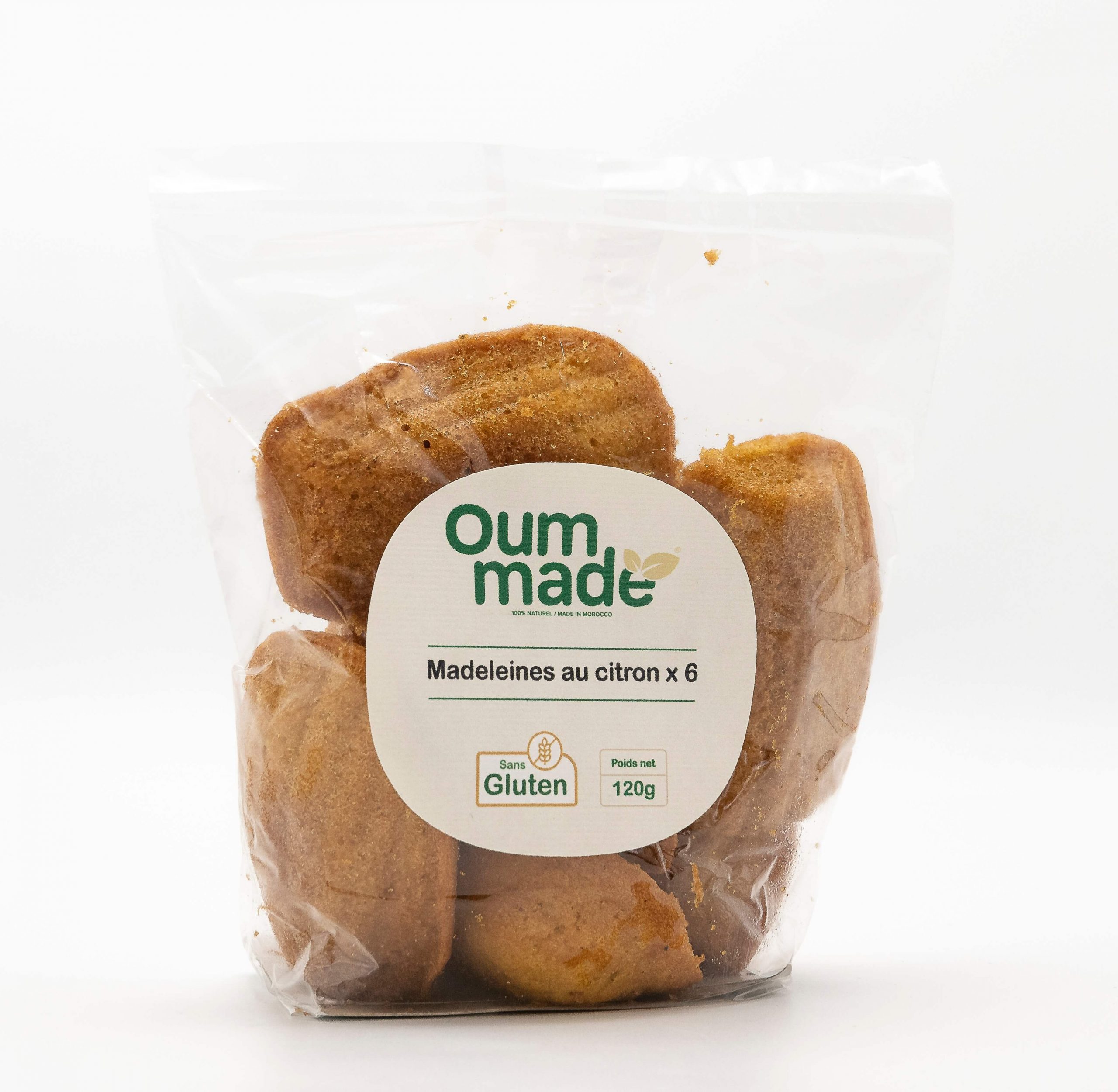 Oum Made Madeleines au Citron x 6