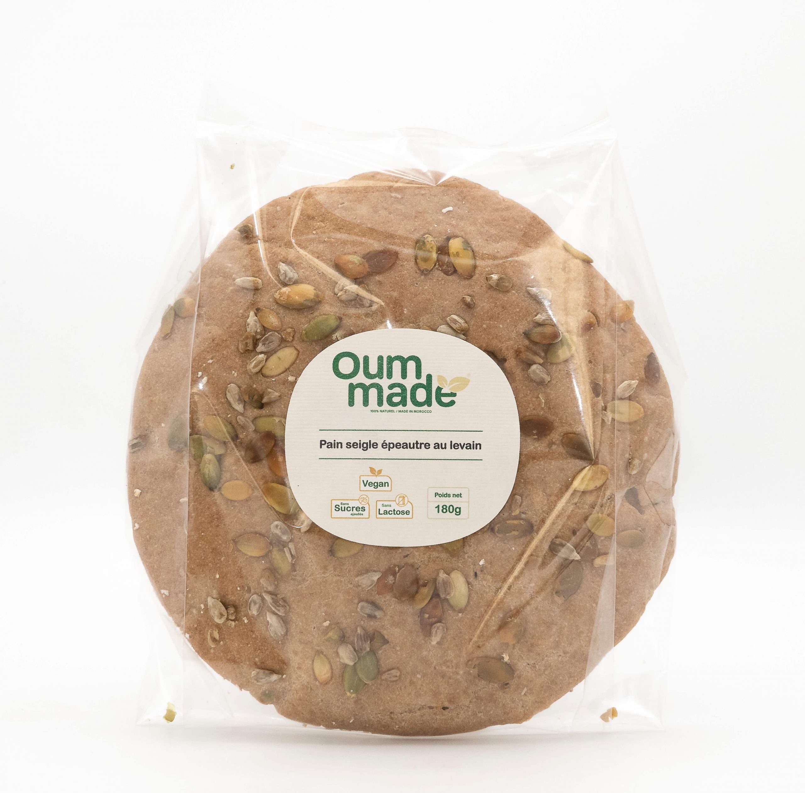 Oum Made Pain Seigle Épeautre au Levain x2