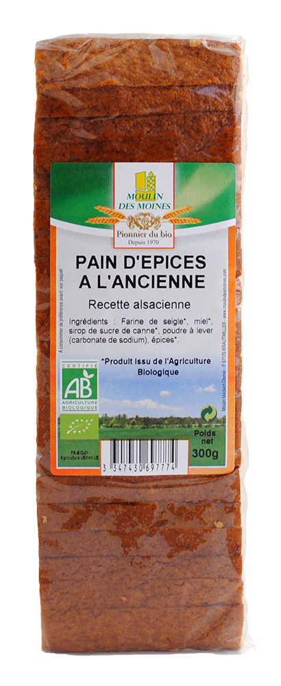 Moulin des Moines Pain d'Épices à l'Ancienne 300G