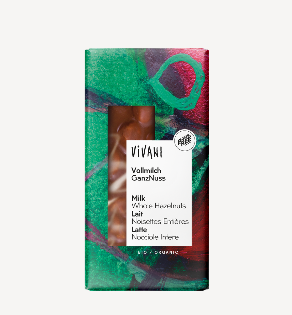 Vivani Noisettes Entières au Lait Entier 100G