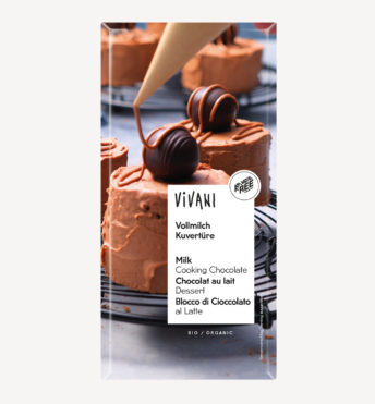 Vivani Chocolat Pâtissier au Lait Entier 200G