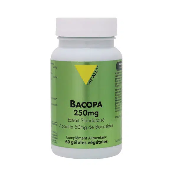 Vital Plus BACOPA MONNIERI 250Mg 60 Gélules