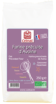 Celnat Farine d'Avoine Précuite 250G
