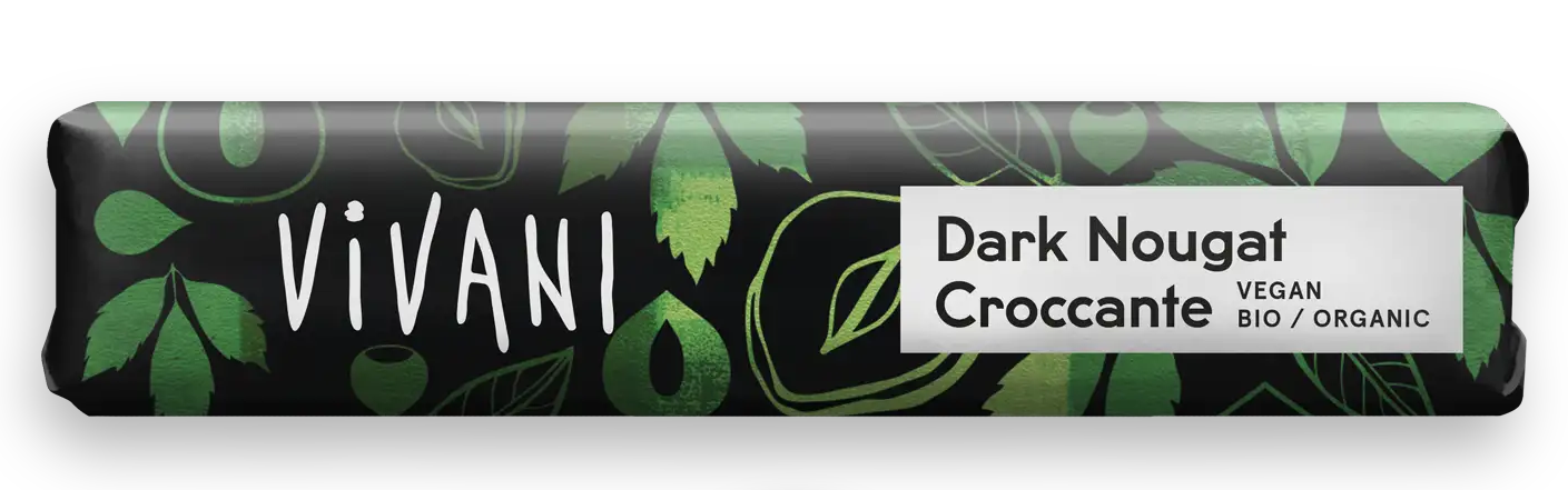 Vivani Barre de Nougat Croquante 35G