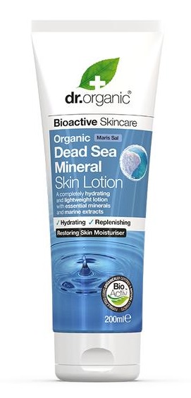 Dr Organic Lotion Corporelle aux Minéraux de la Mer Morte 200Ml